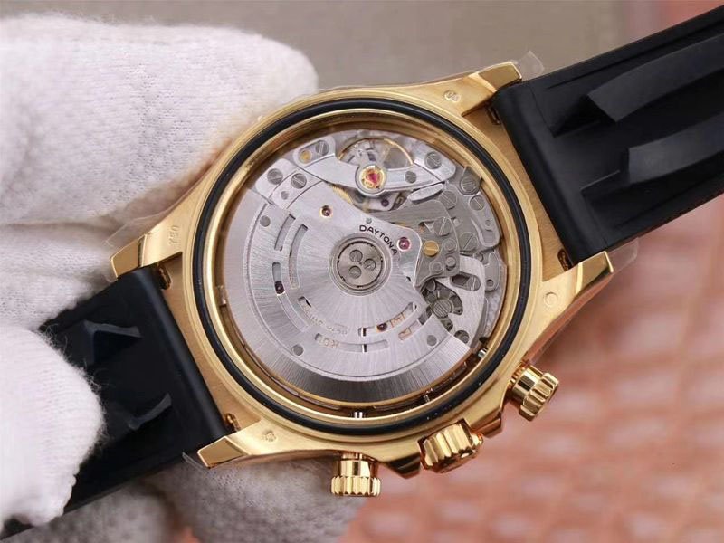 REPLICA ROLEX DAYTONA M116518LN-0047 NOOB FACTORY BLACK DIAL 4130 MOVEMENT - 图片 5
