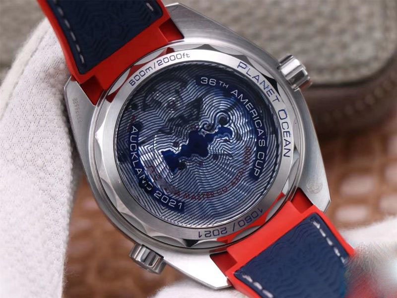 REPLICA OMEGA SEAMASTER PLANET OCEAN 36TH AMERICA’S CUP LIMITED EDITION VS FACTORY WHITE DIAL - 图片 5