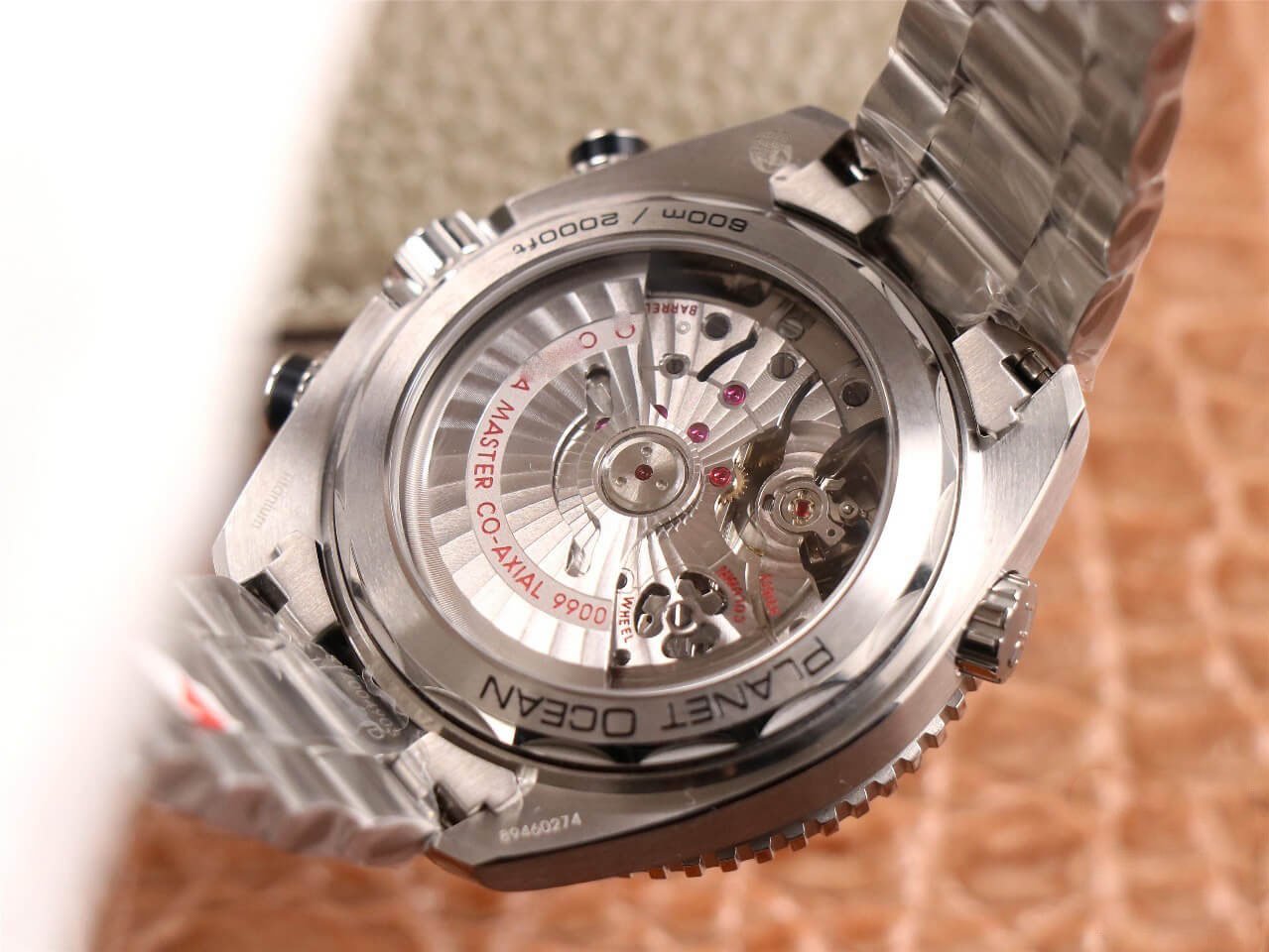 REPLICA OMEGA SEAMASTER OCEAN UNIVERSE 600M 215.90.46.51.99.001 OM FACTORY STAINLESS STEEL STRAP - 图片 5