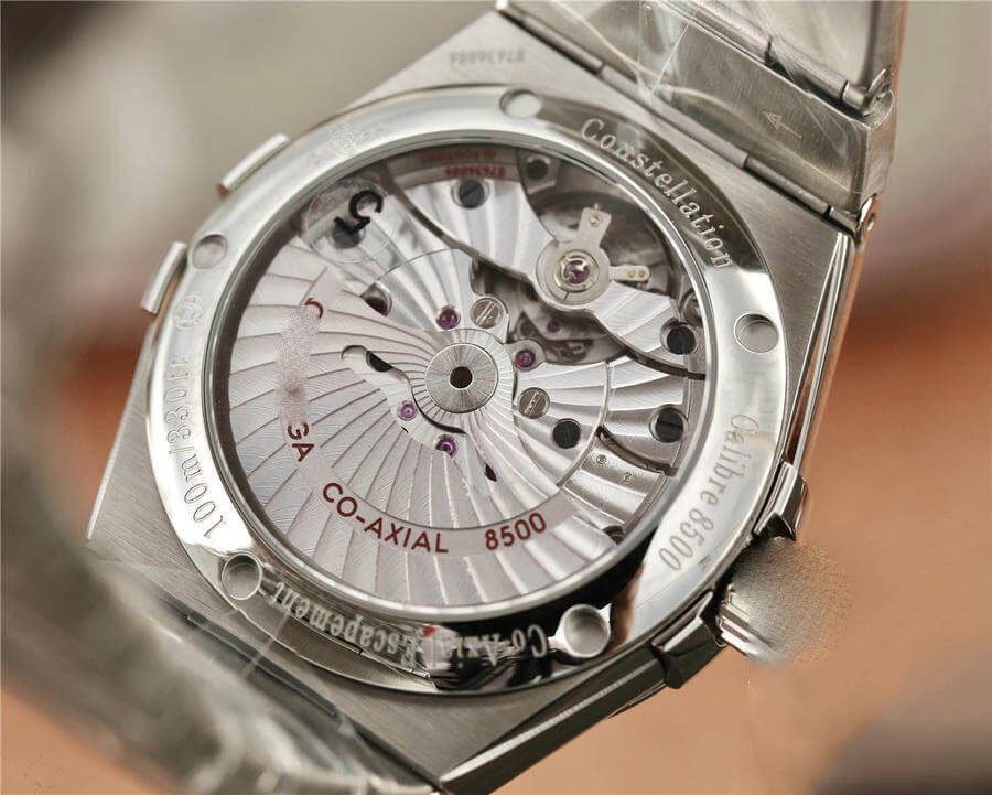 REPLICA OMEGA CONSTELLATION 123.10.38.21.51.001 VS FACTORY DIAMOND-SET DIAL - 图片 4