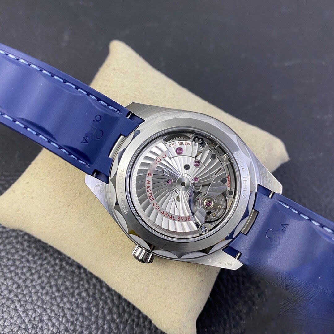 REPLICA OMEGA SEAMASTER AQUA TERRA GMT WORLDTIMER 220.12.43.22.03.001 VS FACTORY BLUE DIAL - 图片 5