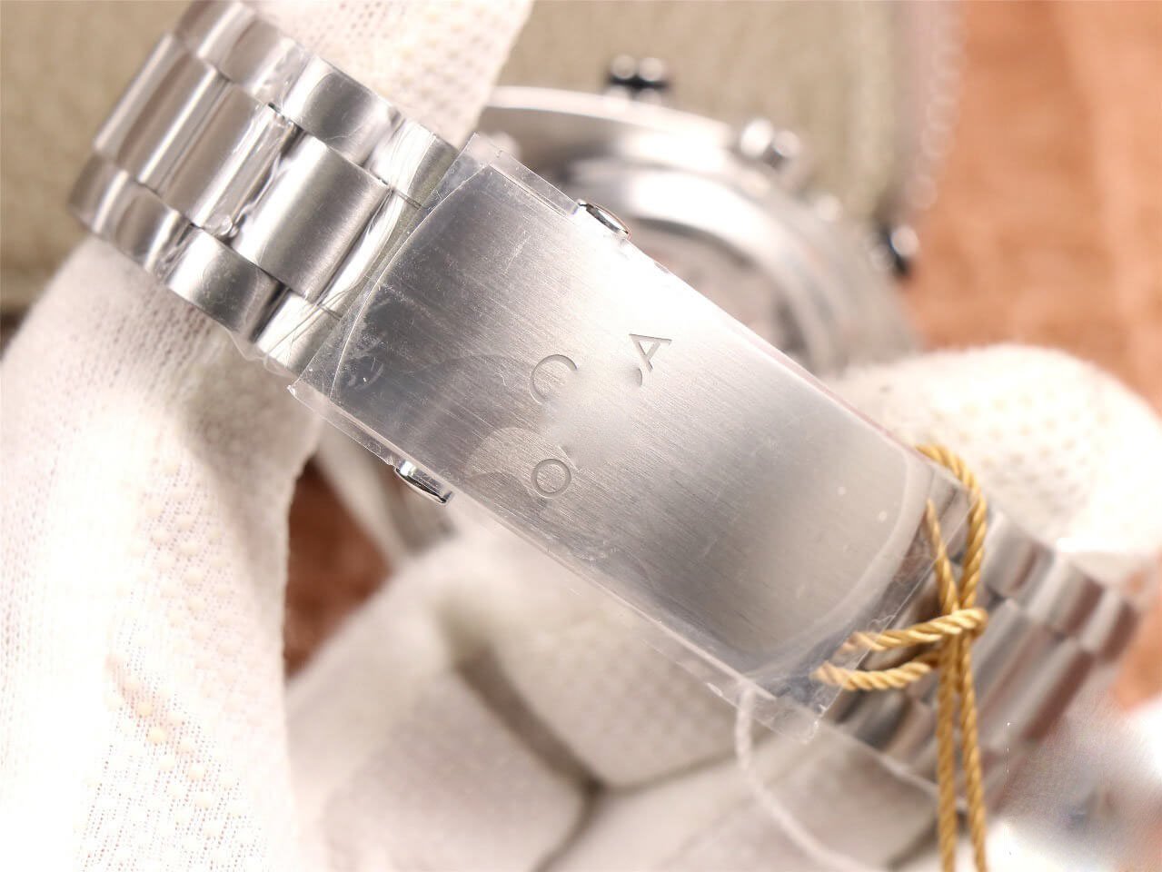 REPLICA OMEGA SEAMASTER OCEAN UNIVERSE 600M 215.90.46.51.99.001 OM FACTORY STAINLESS STEEL STRAP - 图片 6