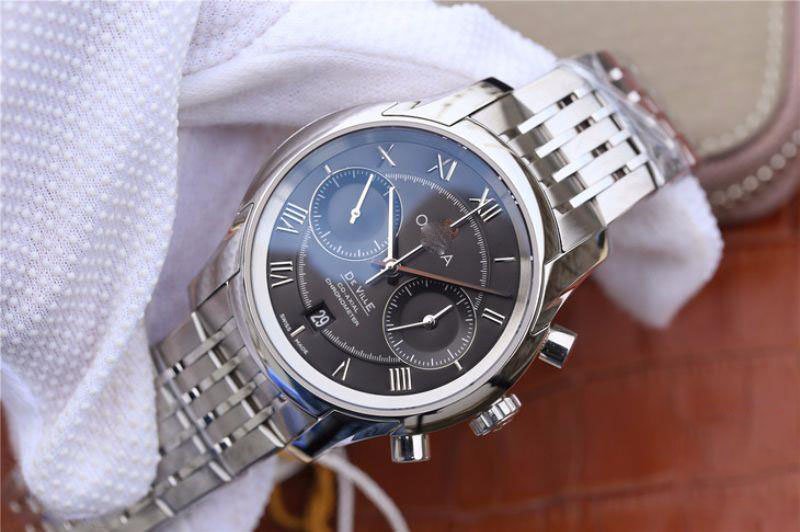 REPLICA OMEGA DE VILLE CHRONOGRAPH 42MM 431.10.42.51.01.001 OM FACTORY BLACK DIAL - 图片 2