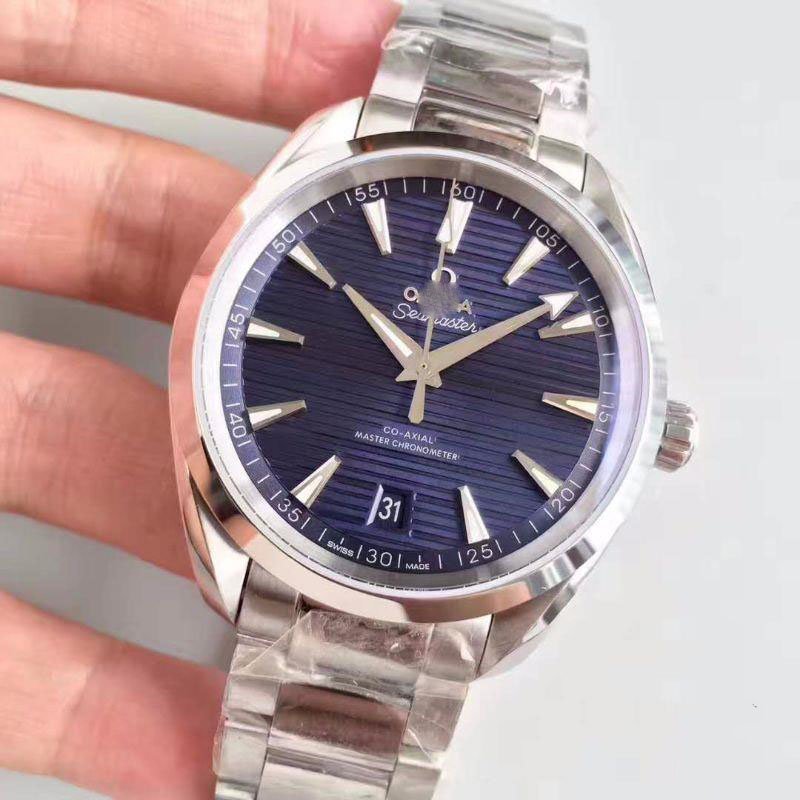 REPLICA OMEGA SEAMASTER AQUA TERRA 150M CO-AXIAL MASTER 220.10.41.21.03.001 VS FACTORY DEEP BLUE DIAL - 图片 2