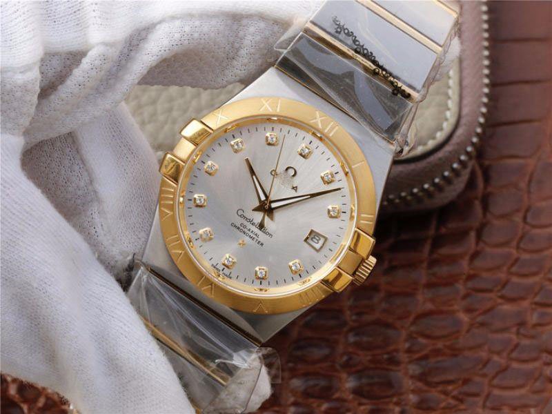 REPLICA OMEGA CONSTELLATION 123.20.38.21.52.002 V6 FACTORY WHITE DIAL - 图片 2