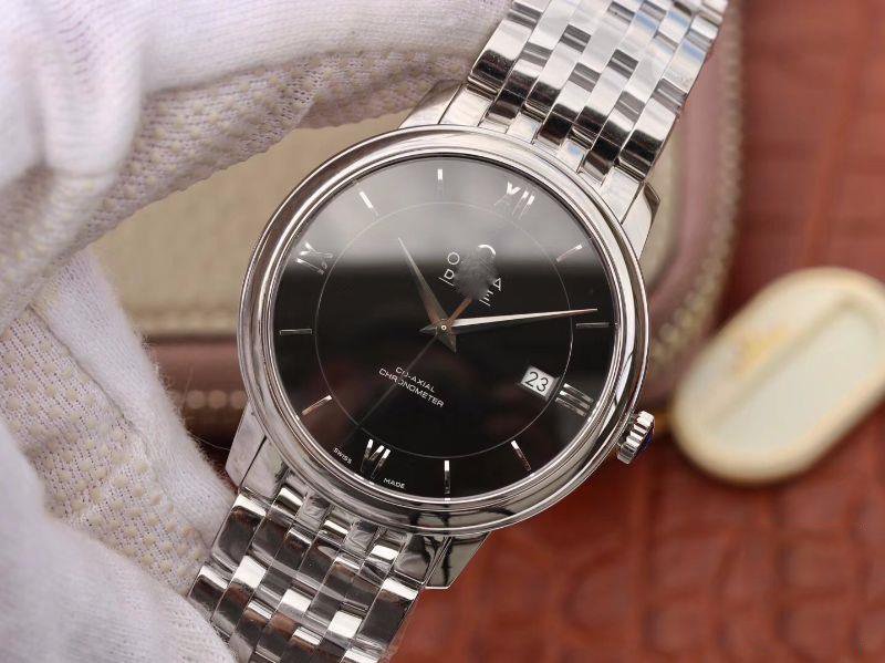 REPLICA OMEGA DE VILLE PRESTIGE 424.10.37.20.01.001 MKS FACTORY BLACK DIAL - 图片 2