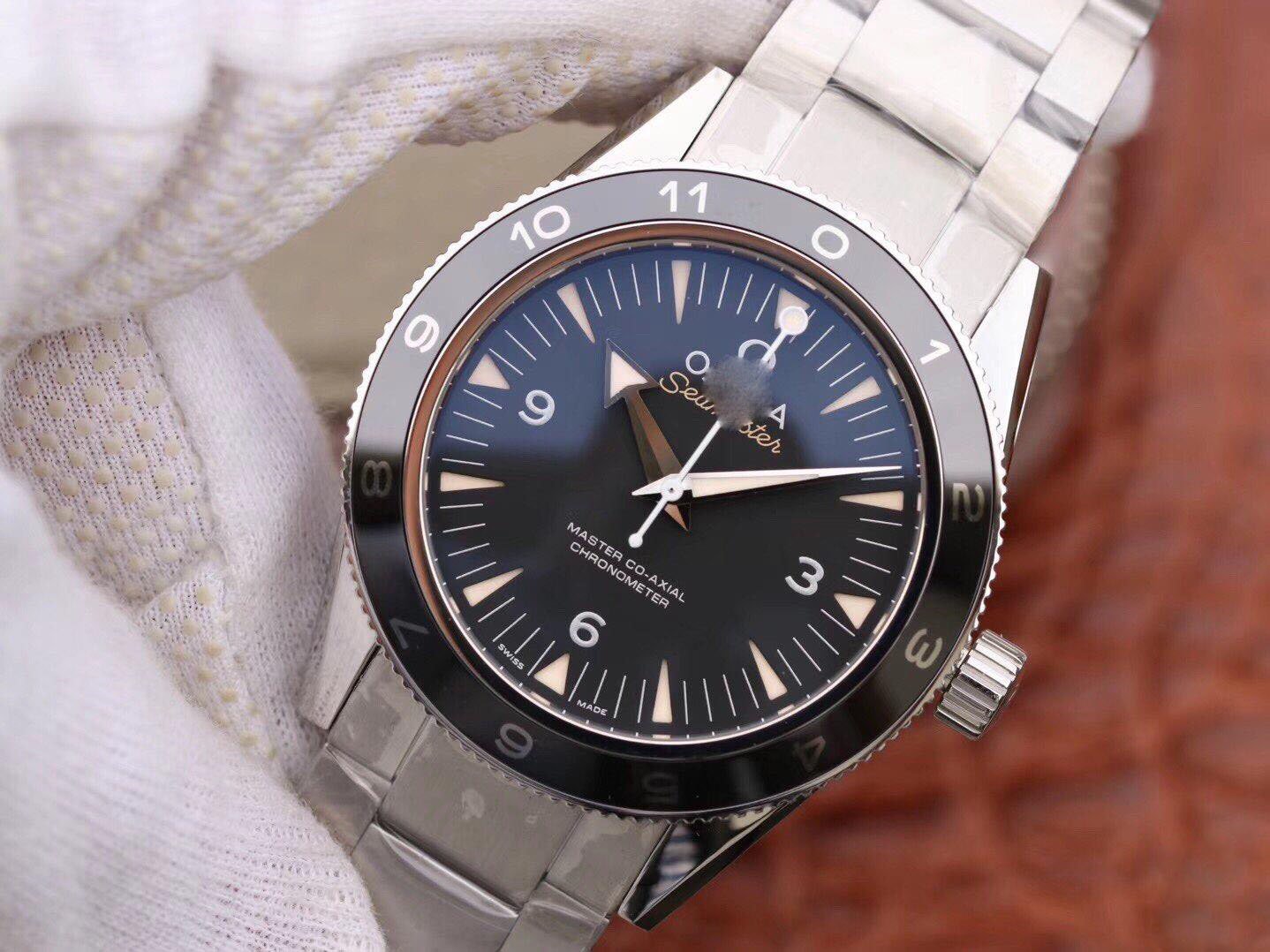 REPLICA OMEGA SEAMASTER PLANET OCEAN 233.30.41.21.01.001 VS FACTORY BLACK DIAL - 图片 2