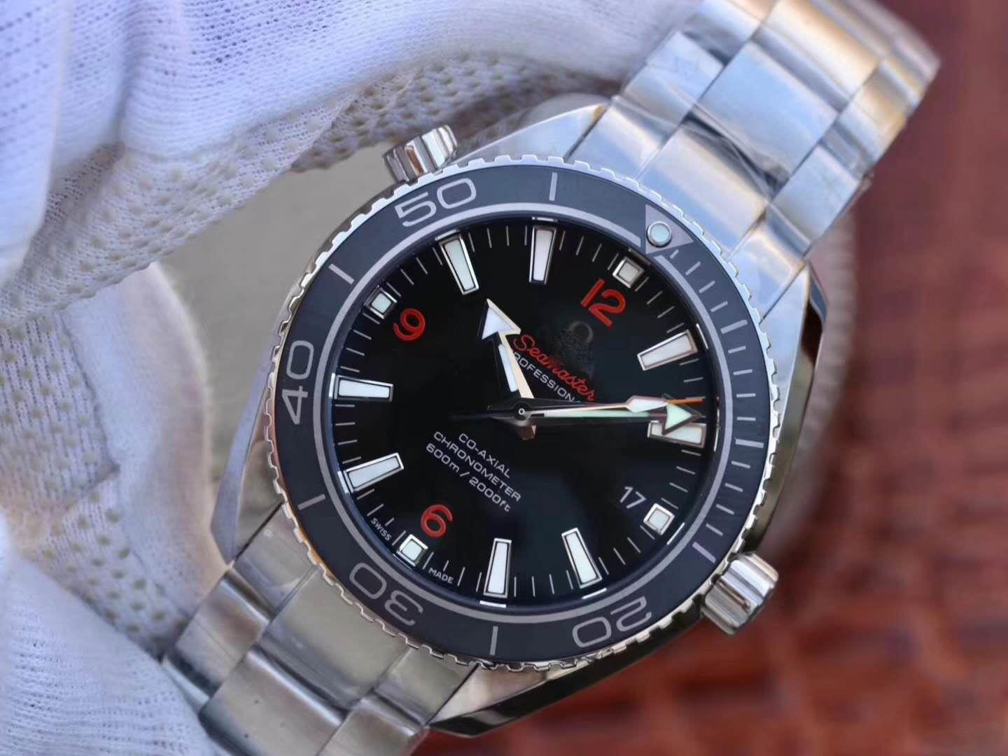 REPLICA OMEGA SEAMASTER PLANET OCEAN 600M 45.5MM 232.30.46.21.01.003 MKS FACTORY BLACK DIAL - 图片 2