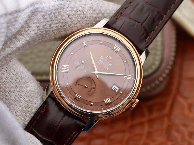 REPLICA OMEGA DE VILLE PRESTIGE 424.23.40.20.13.001 TW FACTORY BROWN DIAL - 图片 2