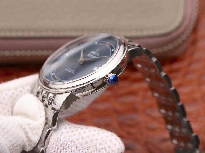 REPLICA OMEGA DE VILLE PRESTIGE 424.10.40.20.03.002 MKS FACTORY BLUE DIAL - 图片 4