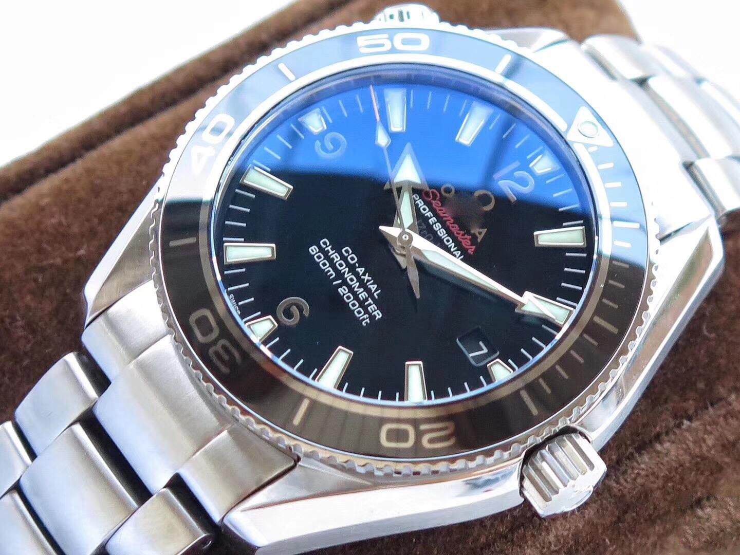 REPLICA OMEGA SEAMASTER PLANET OCEAN LIQUID METAL 1948 “LMPO” 222.30.42.20.01.001 NOOB FACTORY V6 BLACK DIAL - 图片 2