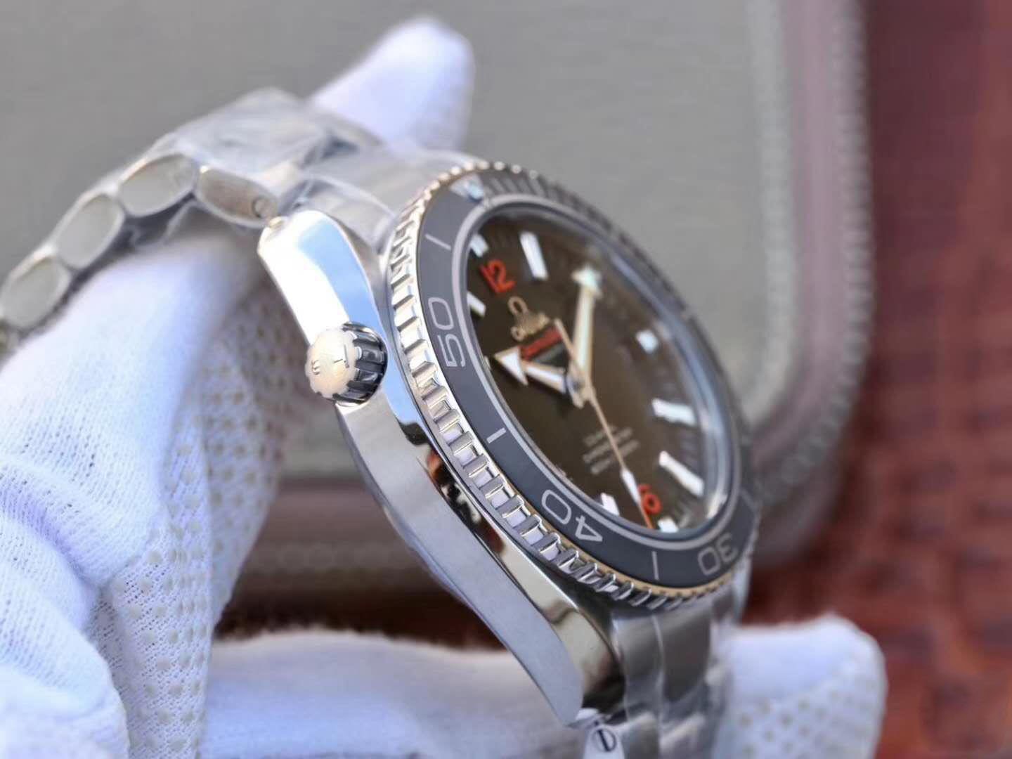 REPLICA OMEGA SEAMASTER PLANET OCEAN 600M 45.5MM 232.30.46.21.01.003 MKS FACTORY BLACK DIAL - 图片 3