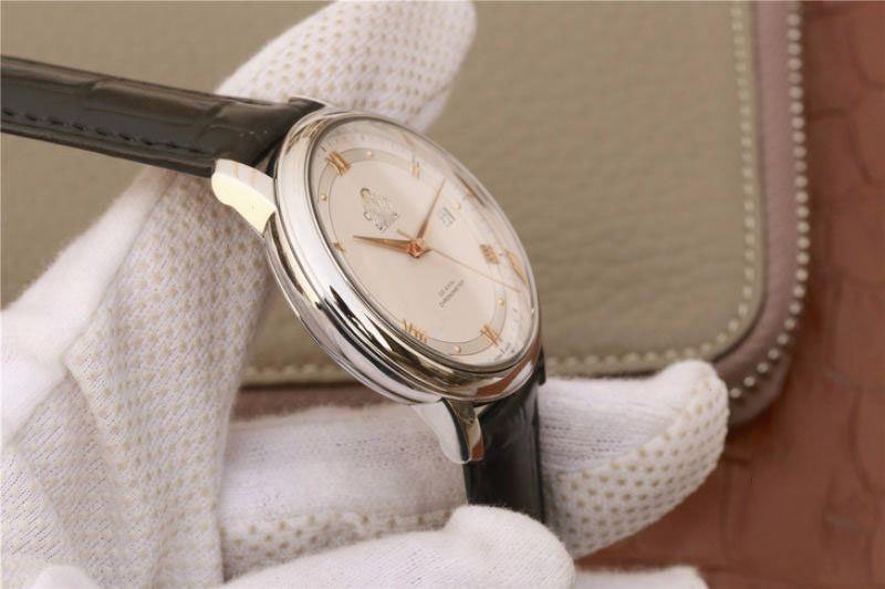 REPLICA OMEGA DE VILLE PRESTIGE CO-AXIAL 39.5MM 424.13.40.20.02.005 MKS FACTORY SILVER DIAL - 图片 3