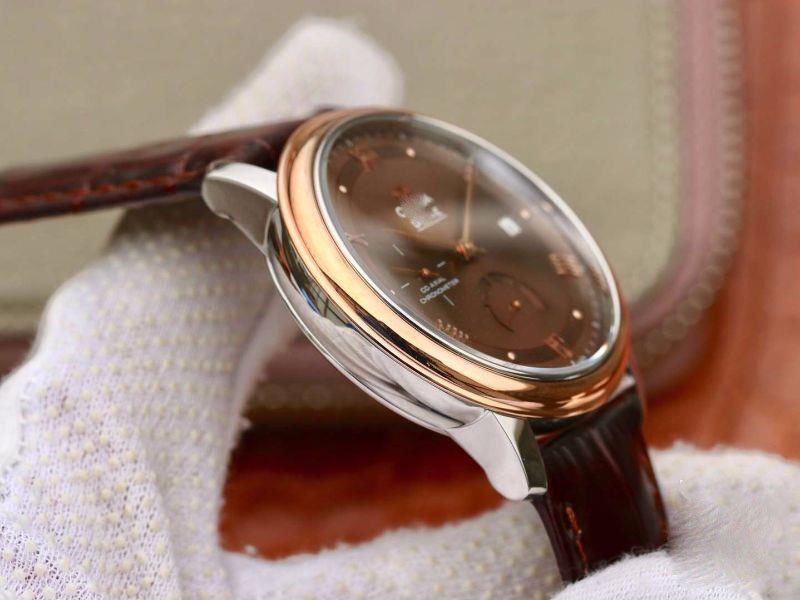 REPLICA OMEGA DE VILLE PRESTIGE 424.23.40.20.13.001 TW FACTORY BROWN DIAL - 图片 3