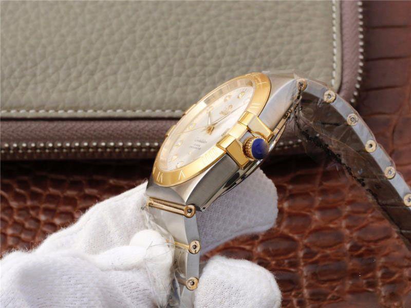 REPLICA OMEGA CONSTELLATION 123.20.38.21.52.002 V6 FACTORY WHITE DIAL - 图片 4