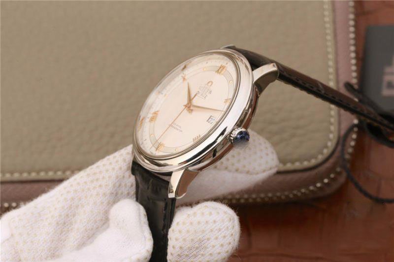 REPLICA OMEGA DE VILLE PRESTIGE CO-AXIAL 39.5MM 424.13.40.20.02.005 MKS FACTORY SILVER DIAL - 图片 4