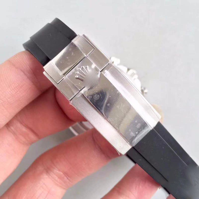 REPLICA ROLEX DAYTONA COSMOGRAPH 116519LN AR FACTORY SILVER DIAL - 图片 5