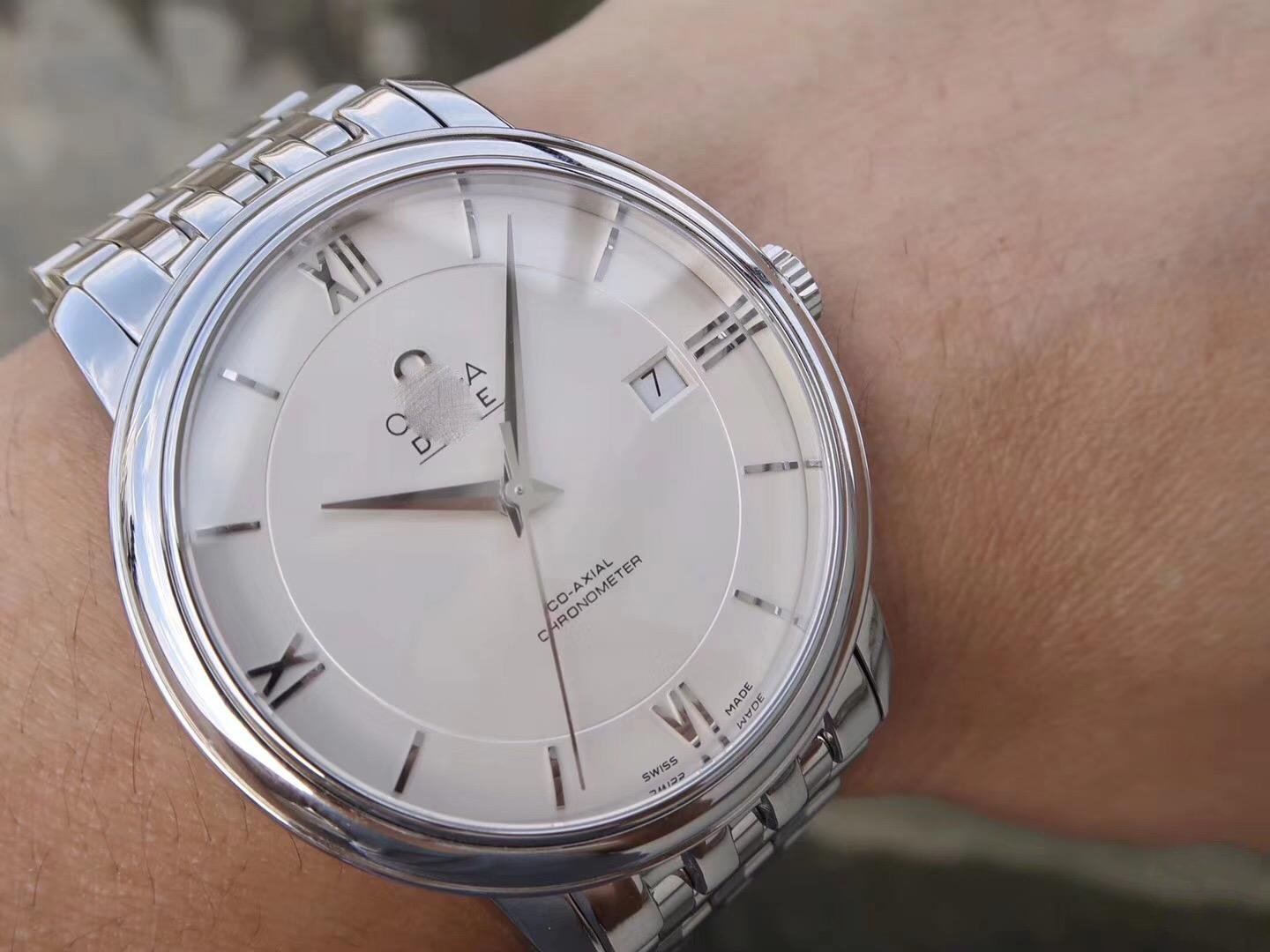 REPLICA OMEGA DE VILLE PRESTIGE 424.10.40.20.02.003 MKS FACTORY WHITE DIAL - 图片 7