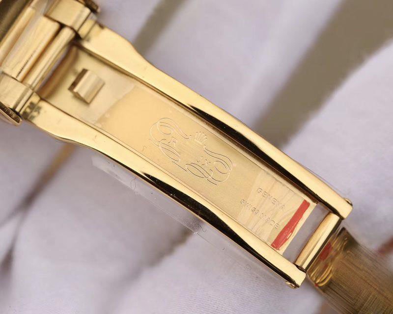REPLICA ROLEX DAYTONA COSMOGRAPH RAINBOW 116598RBOW BL FACTORY GOLD DIAL - 图片 5