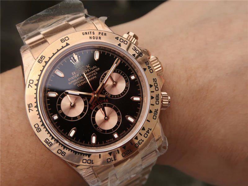 REPLICA ROLEX DAYTONA COSMOGRAPH 116508-001 JH FACTORY BLACK DIAL - 图片 6